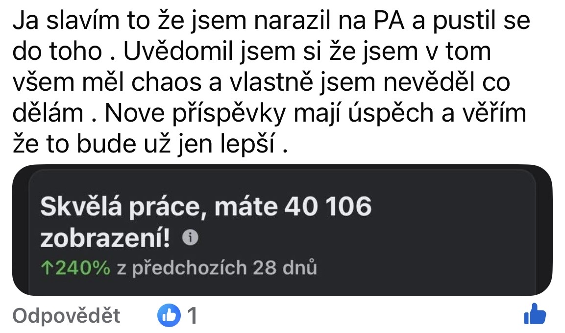 40 106 zobrazení, nárůst 240 % oproti předchozím 28 dnům